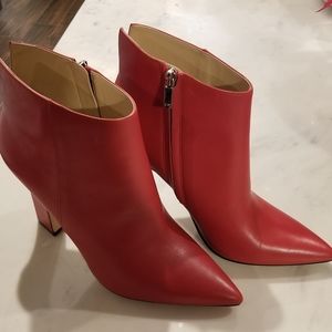 Marc Fisher LTD Melle boots Red Leather 10 Medium